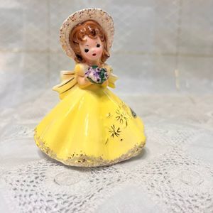 Vintage Josef Originals Figurines, August Doll of the Month, Vintage Figurines